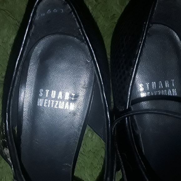 STUART WEITZMAN SNAKESKIN STILETTO SHOE BOOTIES 7 - Picture 6 of 6